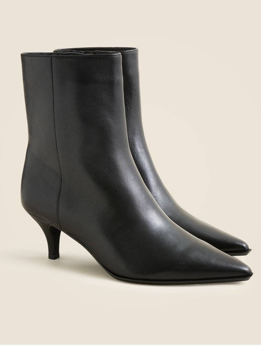 J.Crew Stevie Leather Ankle Boots